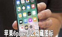 苹果6plus怎么隐藏图标