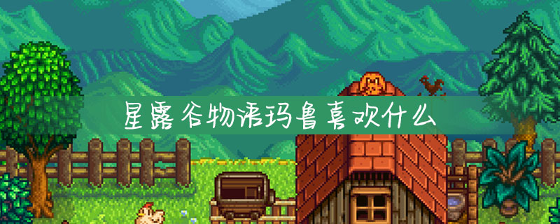 星露谷物语玛鲁喜欢什么