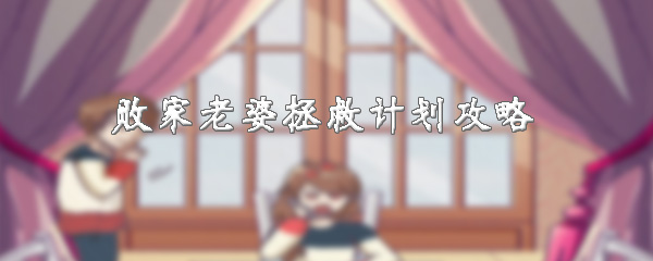 败家老婆拯救计划攻略大全