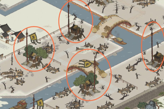 江南百景图如何解锁更多的空地