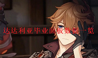 原神达达利亚毕业面板数据一览