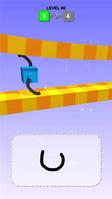 一笔画出两条腿