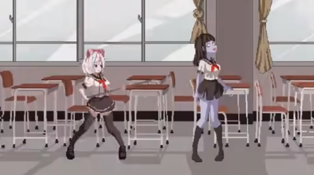 白毛少女大战僵尸手游