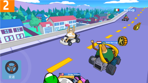 弯道卡丁车车手