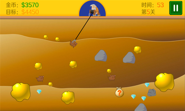 黄金矿工单人版手机版